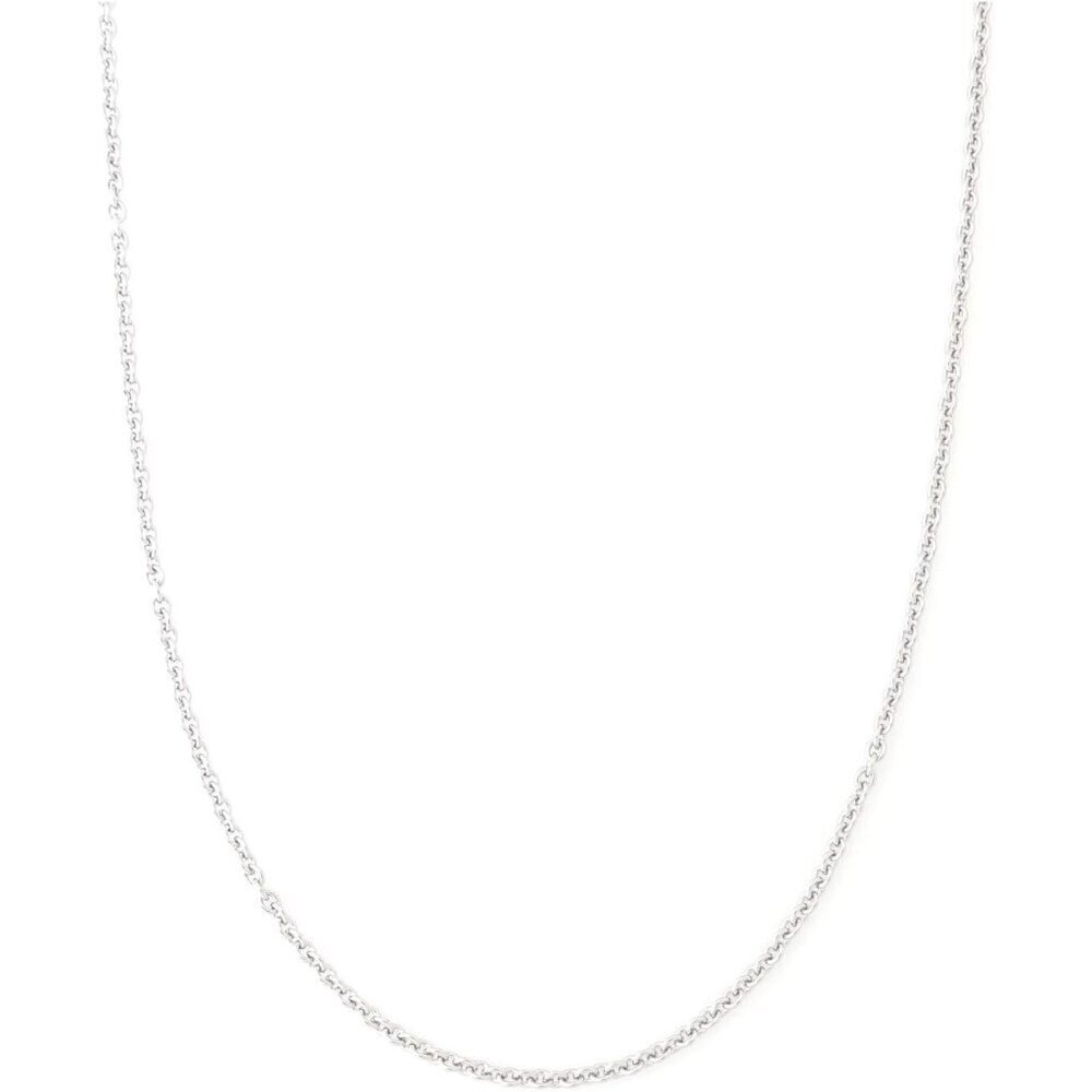2mm Stainless Steel Necklace Thin Cable Chain for Women Men Silver Chain 16-30